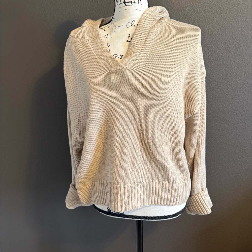 EUC OGD Cotton Neck Hoodie Sweater
